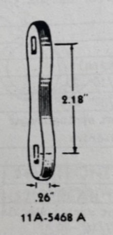 Front and Rear Spring Shackle Bar 11A-5468-A - Belcher Engineering
