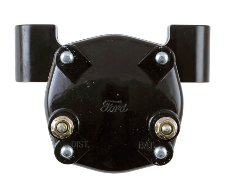 Ignition coil (6 volt) for Ford Early V8 1941 to 1948, Ford Pick Up 1941 to 1947, Mercury Car and Pick Up 1941 to 1948, 6 and 8 cylinder vehicles. 1GA-12024-F, 1GA-12024