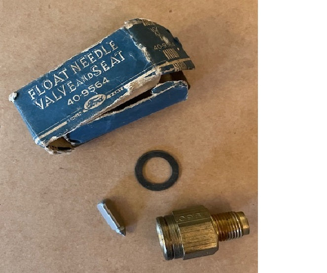 Float Valve and seat assembly for the Ford Early V8 1932 to 1948. 