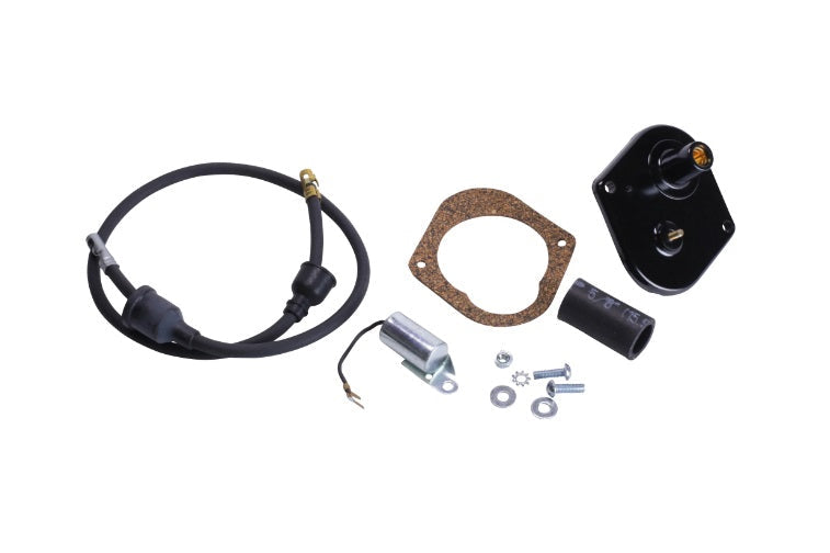 Ignition coil adaptor kit 78-12036-S, includes everything to convert the 1932 to 1941 old style coil to the newer B-12000-6V or B-12000-12V.