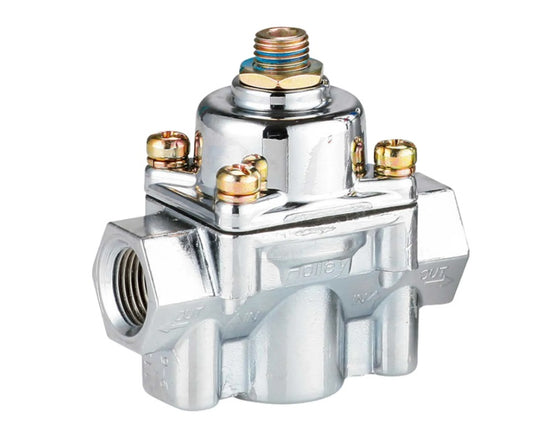 Holley pressure regulator 9500-REG, chrome, 1-4 PSI, 3/8 NPT&nbsp;