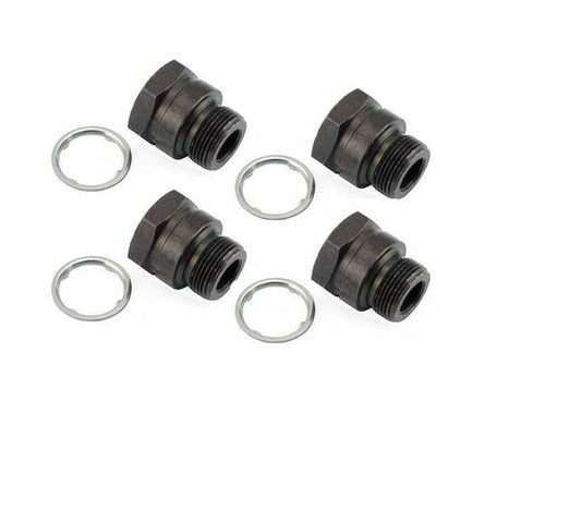 Spark plug adaptor set of 4. These are for the Ford Model A 1928 to 1931 and Ford Model B 1932 to 1934, A12405ADAP, A-12405-ADP