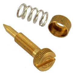 Brass idle mixture screw for the Ford Model A 1928 to 1929. A-9577-AMB, A9577E. 