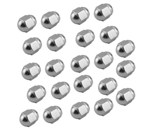 Cadmium lug nut for the Ford Model A mid 1928 to 1931, A1012B, A1012-B, A-1012-B-Q23, A1012B-ST.