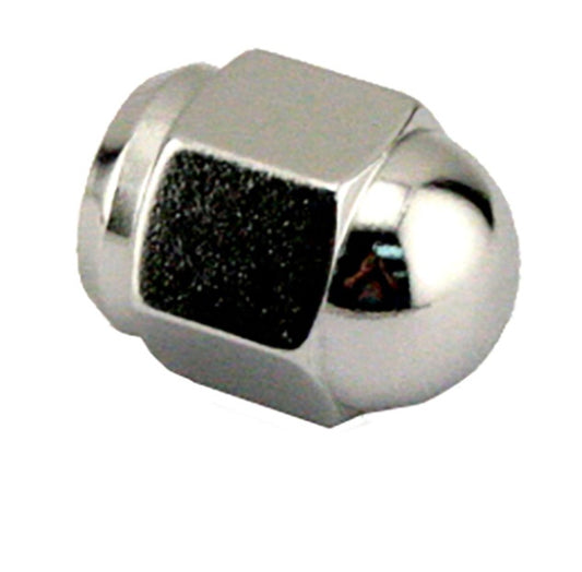Chrome wheel lug nut for the Ford Model A 1928 to 1931 A1012BC, A1012C, A-1012-C. 