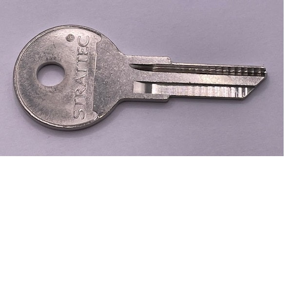 Replacement pop out key blank A-11582, A-11582-U, A-11582-C, A11582U for Ford Model A 1928 to 1931.