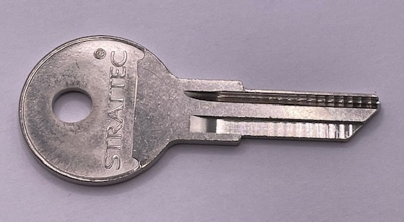 Replacement pop out key blank A-11582, A-11582-U, A-11582-C, A11582U for Ford Model A 1928 to 1931.