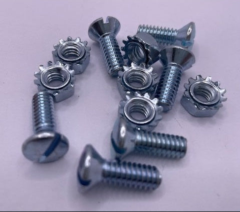 Dash Rail Screw and Nut Set A80021C - Belcher Engineering