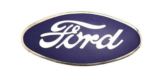 Radiator Emblem (Universal - all years) A8212, A-8212, for Ford Model T, Ford Model A, Ford Model B, Ford V8, and Ford Pick Up