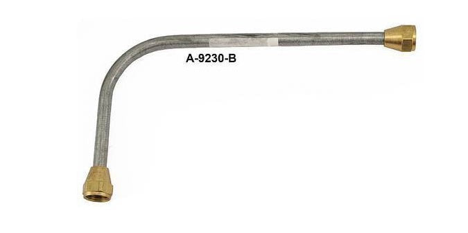 Inside gas line firewall for Ford Model A 1930 to 1931 A9230B, A-9230-B