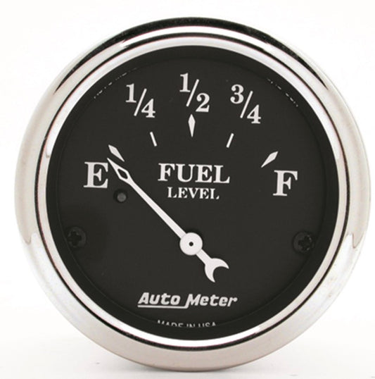 Gauge: Fuel Gauge-Black-Autometer 1715 - Belcher Engineering