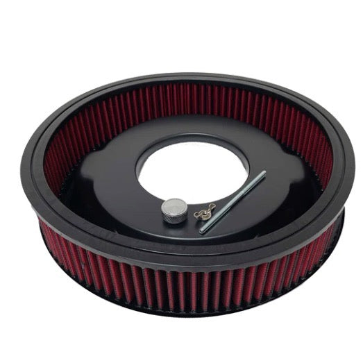 Air Cleaner 14" Ford FE Eagle 14 inch Black ** - Belcher Engineering
