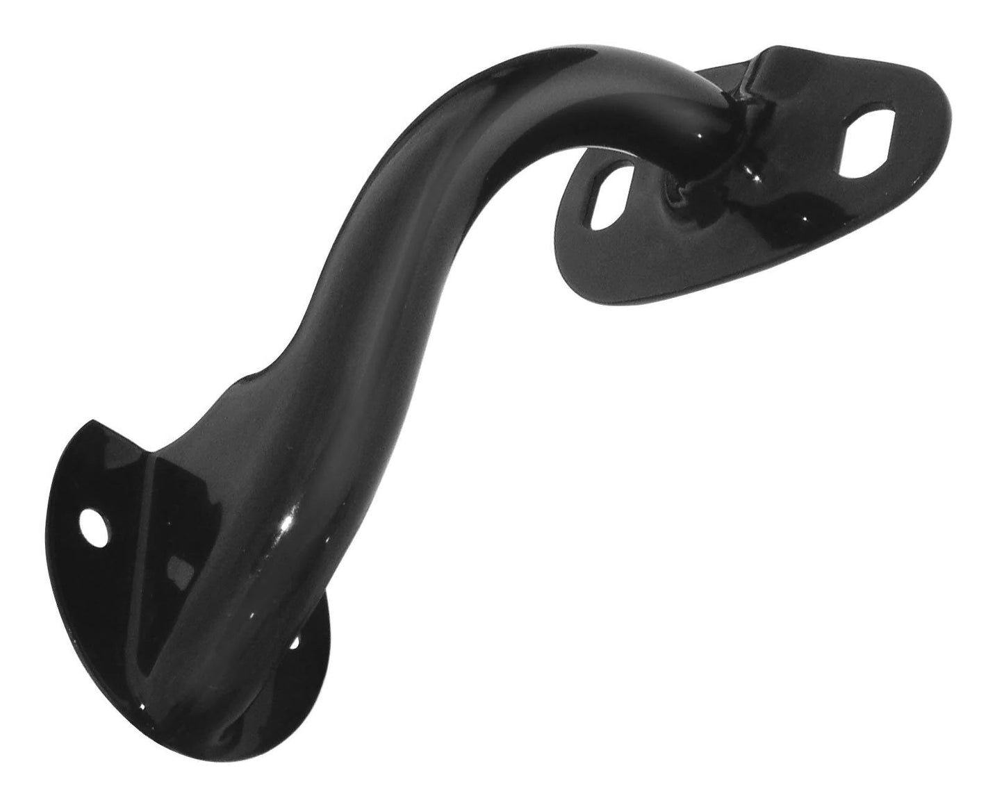 Tail Light Bracket Right Hand 1932 Ford B-13470
Stamped steel, painted black. Tapered body and round mounting holes just like the originals - not slotted.
Right Hand.
For Left Hand (B-13471)