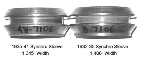Transmission Intermediate and High Clutch Hub Sleeve B-7106 Early Ford