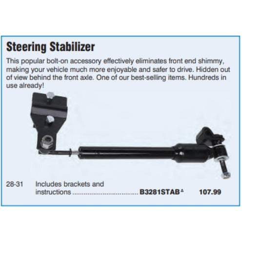 Steering Stabiliser including bracket B3281STAB - Belcher Engineering