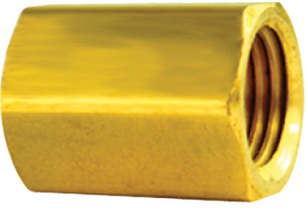 Brake Line Union Brass 3/16 (3/8-24 Inverted) BLU3