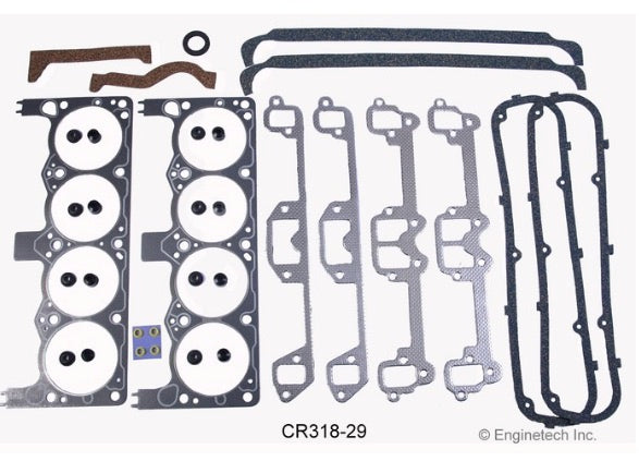 Full Engine Gasket Set Dodge Charger 67-78, Challenger 70-74, Dart 66-80, Barracuda 66-74 273, 318, 340 CR318-29