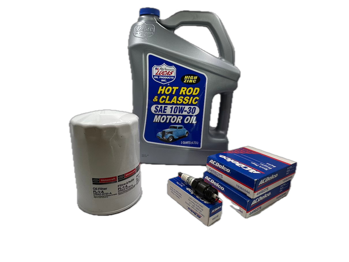 Basic Service Kit Ford Mustang 64-73 Oil, Filter, Spark Plugs 67, 68, 69