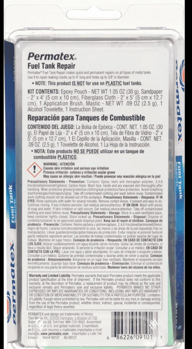 Fuel Tank Repair Kit 9101