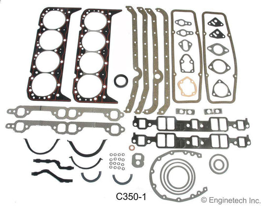 Full Engine Gasket Set C350-1 SBC 302, 327, 350 (Corvette, Camaro, C10) 1957-1979