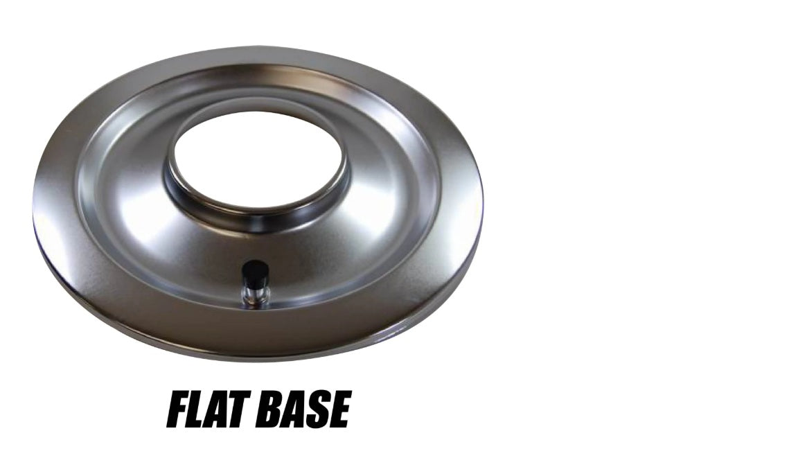 14″ Muscle Car Style Air Cleaner Set (Flatbase) 2Inch RPC (R8000-R2111)