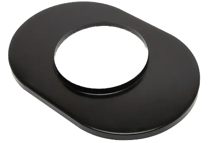 Air Cleaner: 12″ Super Flow Oval Air Cleaner Set – Black/Red RPC R2215BK - Belcher Engineering