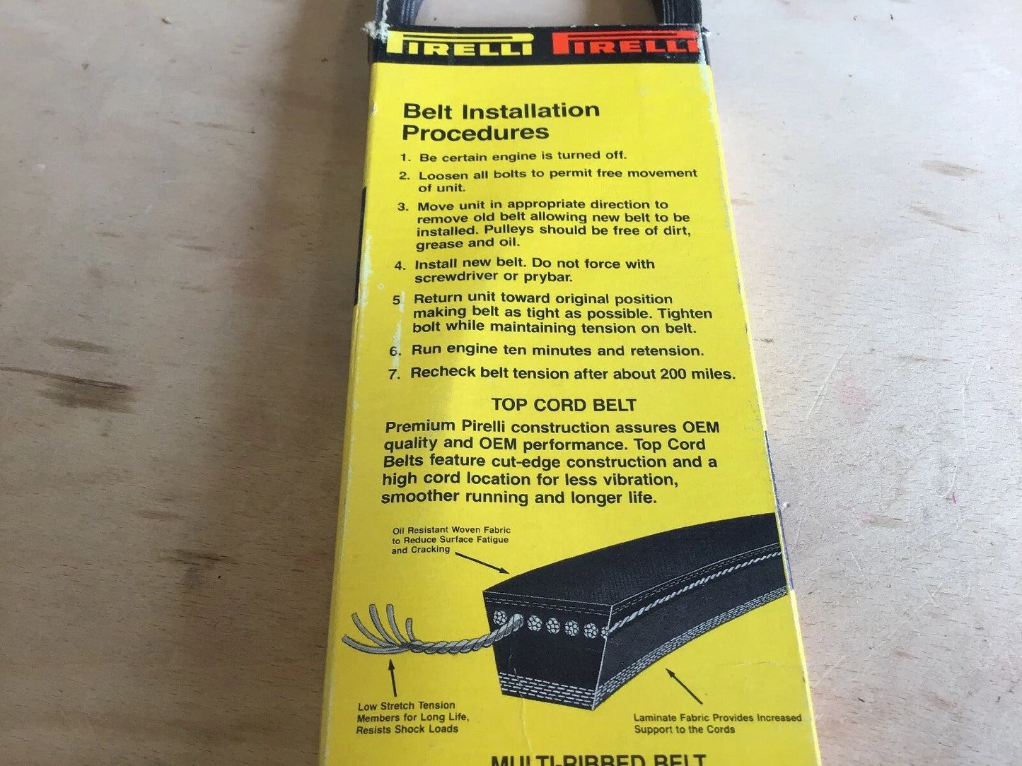 Pirelli Fan Belt/V Belt - 7510