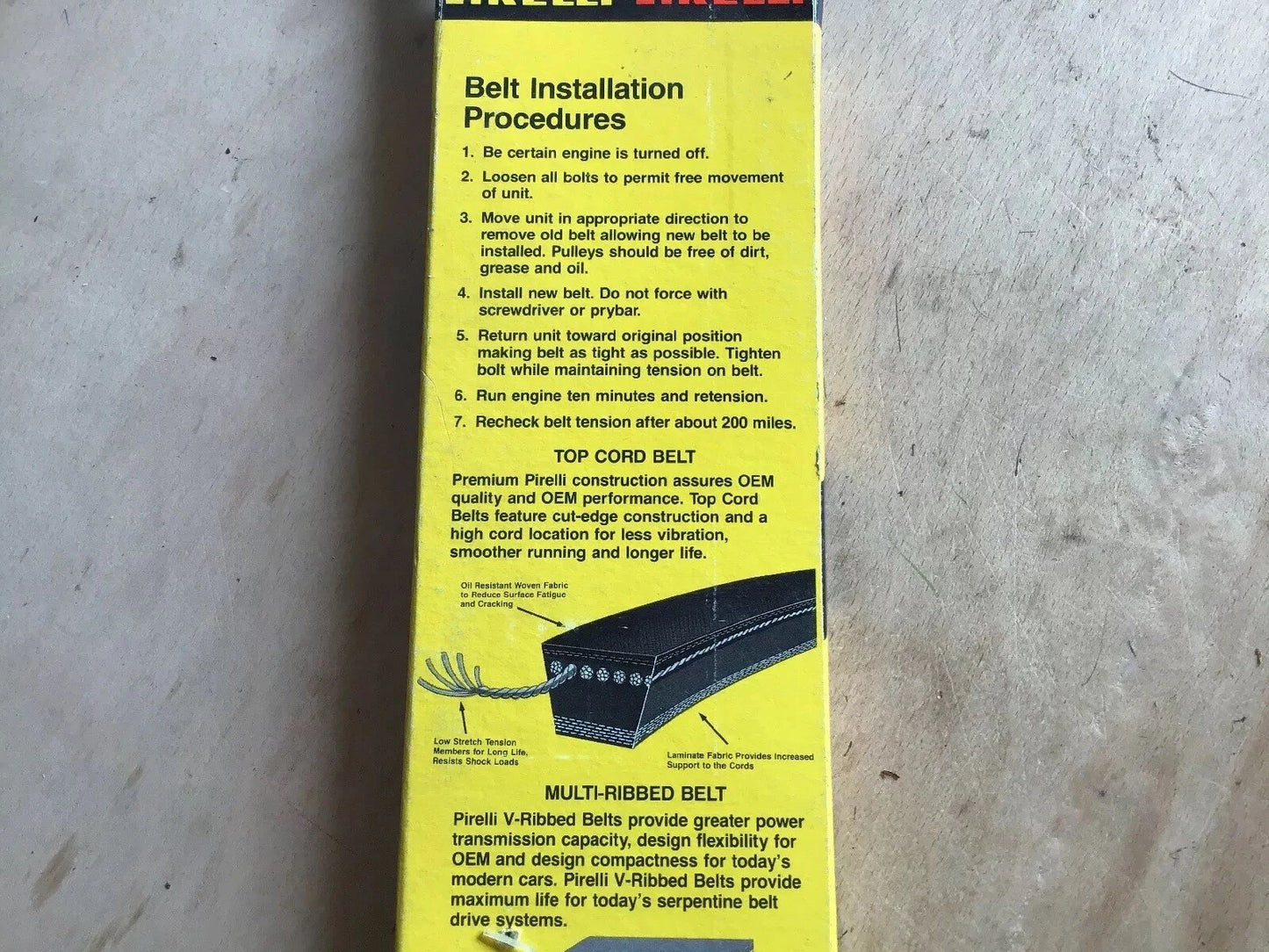 Pirelli Fan Belt/V Belt - 5535