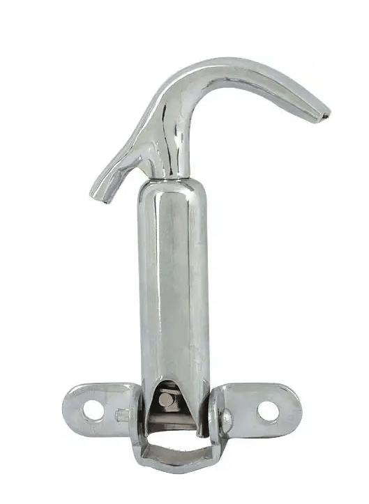 Hood Clip Assembly Chrome 2 Hole 30-31 Ford Model A A16750BC, A-16750-BC