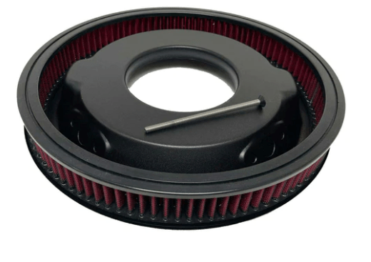 Air Cleaner 14" Round Chevy 350 Corvette (Black) - Belcher Engineering