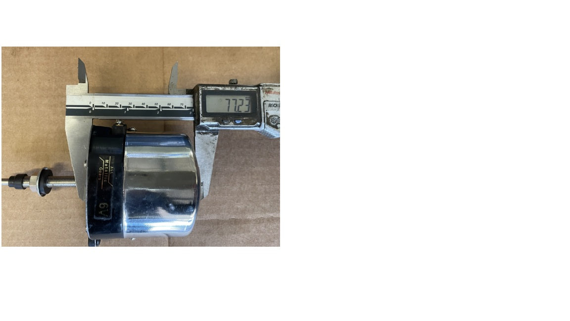 Electric Wiper Motor 6 Volt A-17508-E6, A-17508-SS6MO