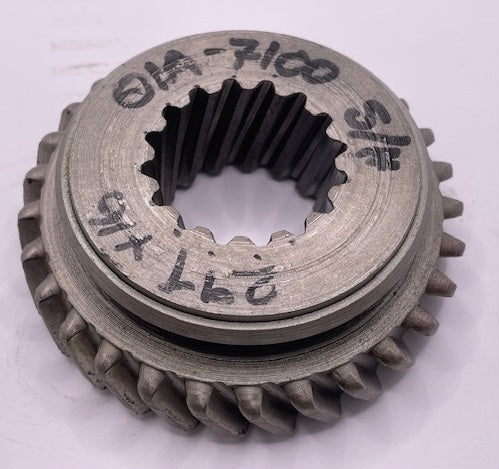 Transmission low and reverse sliding gear 01A-7100, 01A-7100S/H for Ford Early V8 passenger and commercial 1936 to 1948 and Ford Pick Up 122" wheel base 1939. 