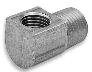 Hydraulic Coupling Male Elbow; 1/4" Tube (7/16-24) Female Inverted Flare x 1/4" Male Pipe 122440