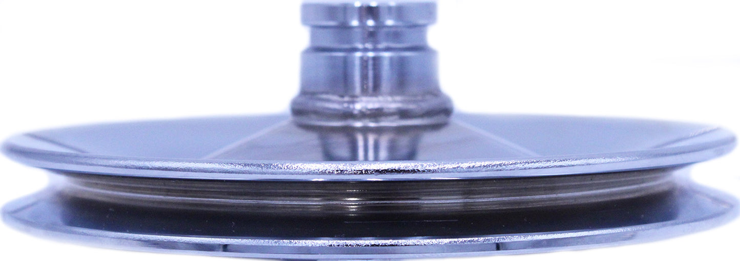 Power Steering Pulley SBC Chevrolet 1975-2014 Chrome 156