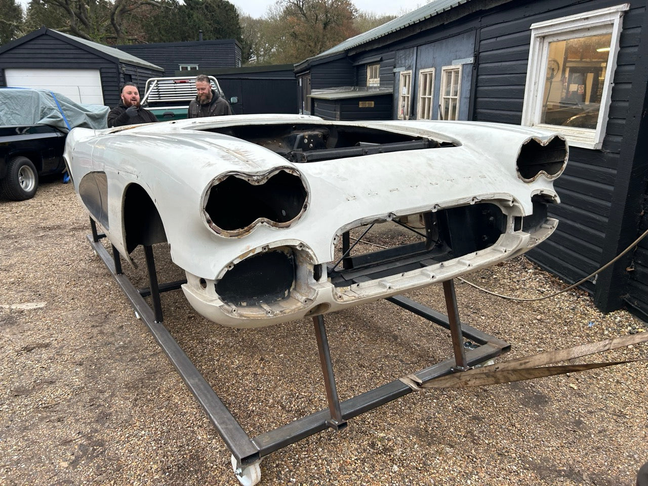1961 Corvette Body Off