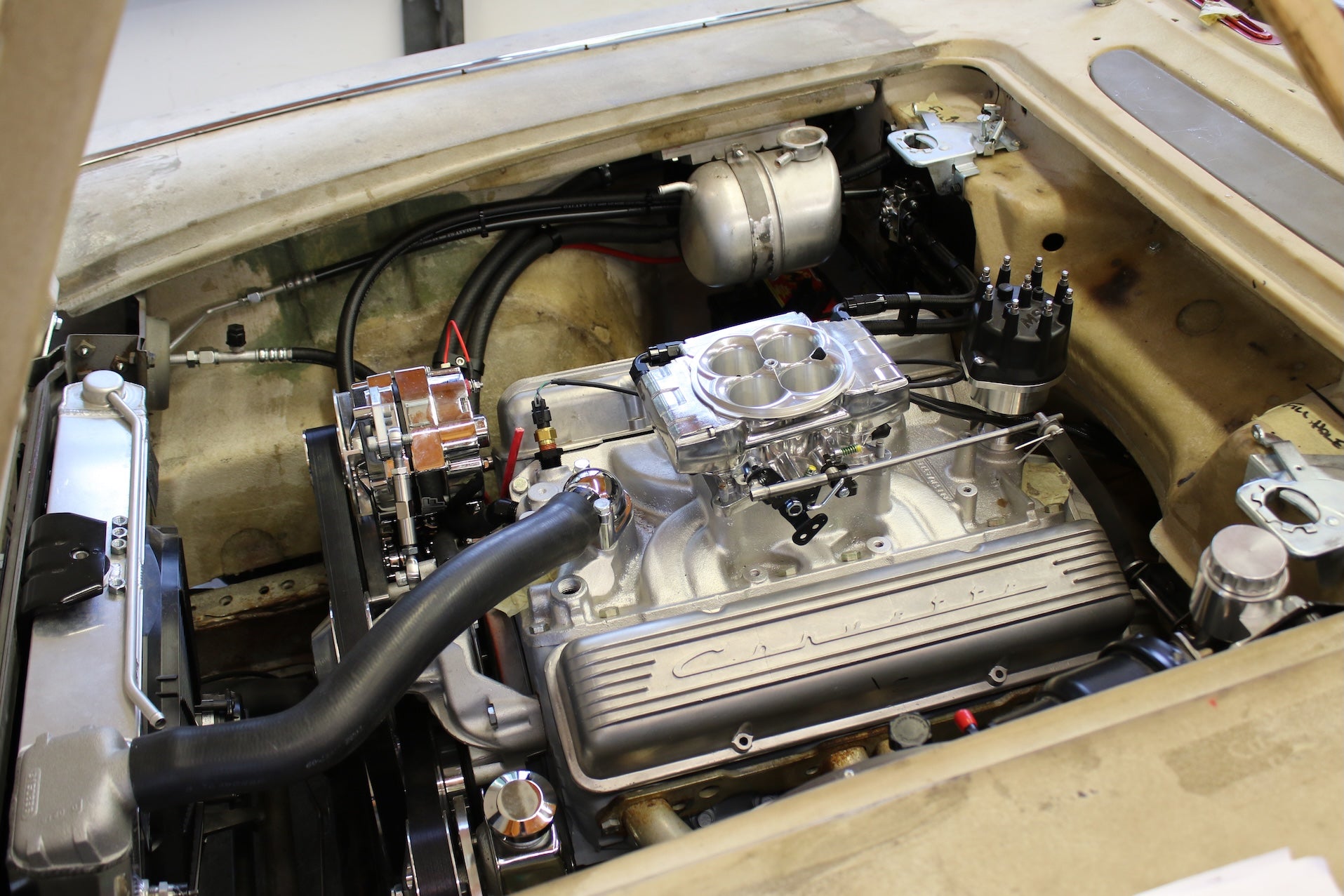 1961 Corvette Bonnet Hood Engine Bay