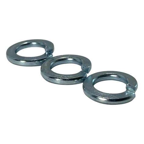 1/2" Spring Washer (Rectangular Spring Lock Washer) BZP Zinc