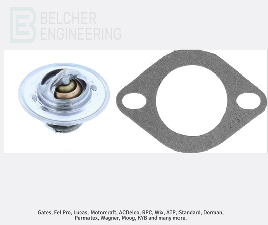 Thermostat & Gasket Chevrolet Corvette 1969-1991 180F C3 C4 33624, 200-180