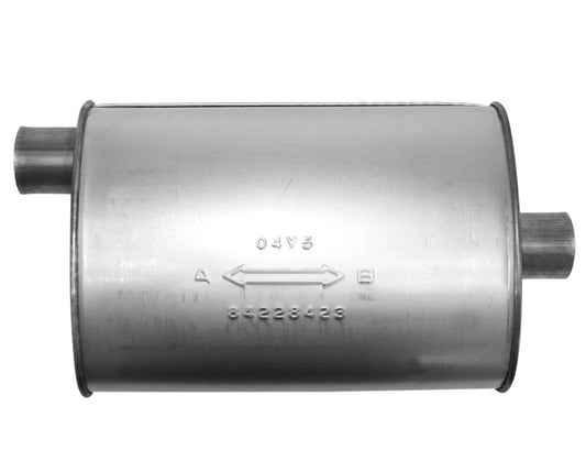 Exhaust Muffler Enforcer II Oval Body; H4.25" X W8.75" X L13" 3779