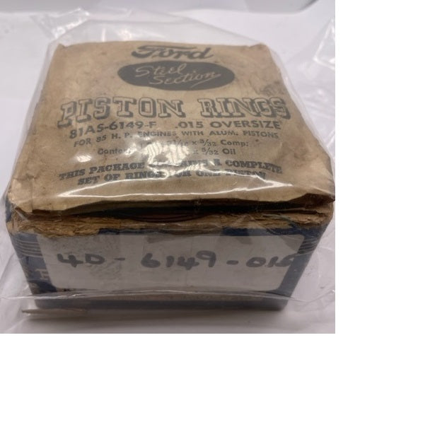 V8 Piston Rings 40-6149-15 (0.015 oversize) - Belcher Engineering
