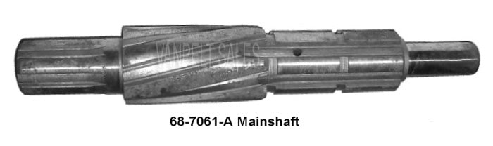 Transmission Main Shaft 68-7061-A Ford Early V8