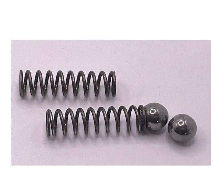 Transmission shifter detent springs and balls for the Ford Pick Up 1939 to 1950.&nbsp;  78-7234-KT