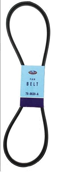 Fan belt scripted 78-8620-A for Ford Early V8 1937 to 1940 and Ford Pick Up 1939 to 1941.