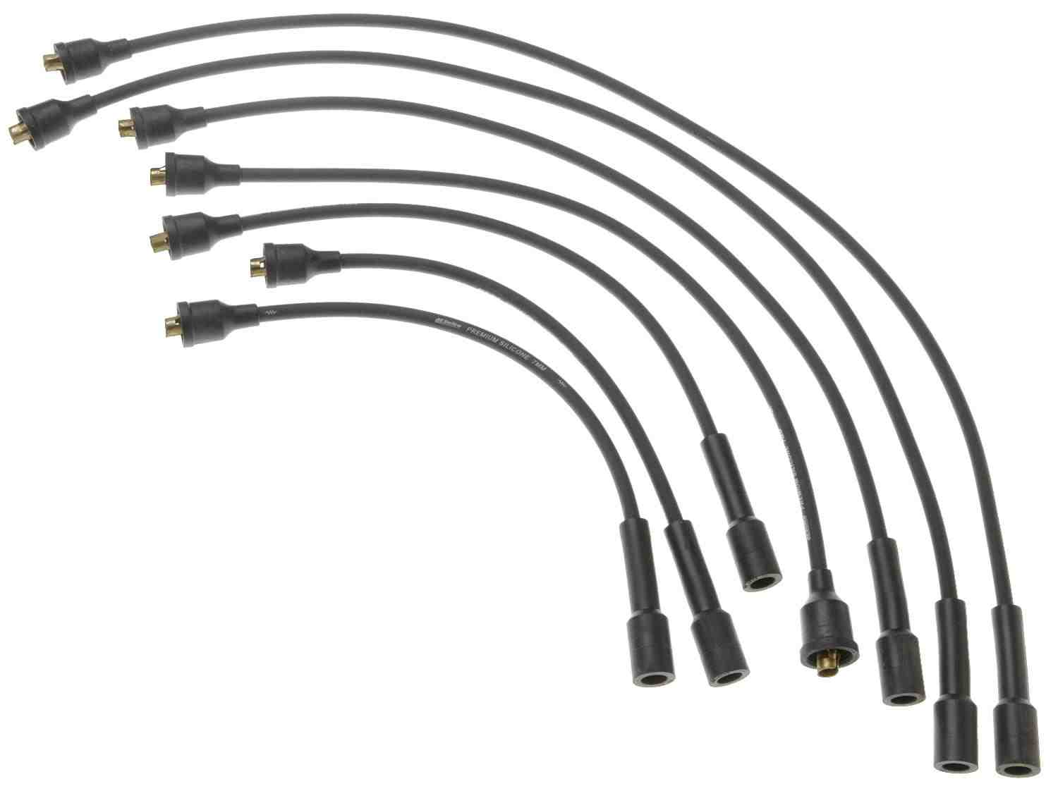 Spark Plug Wire Set Chevrolet Camaro 1967-74, Corvette 53-55, Dodge Charger, Ford Mustang 64-73 76946M **