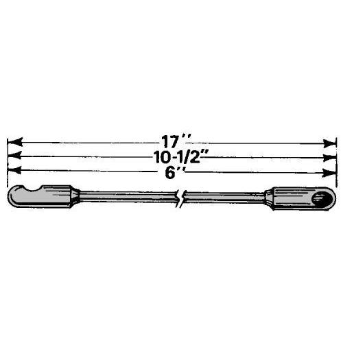 Control rod complete set A-9742/57 Ford Model A 1928 - 1931