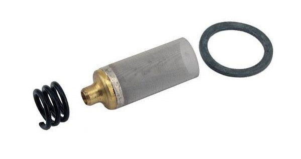Sediment bulb rebuild kit for Ford Model A 1928 to 1931 A9155RK, A-9155-RK. This is for the cast iron sediment bulb.   Also fits a Ford Model T 1926 to 1927. 