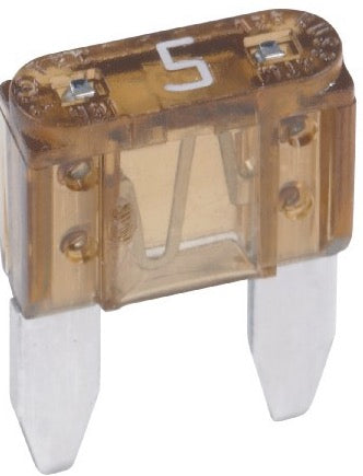 Mini Blade Fuse (ATM); 5A Classic Car Fuse TAN ATM-5