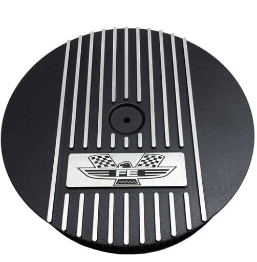 Air Cleaner 14" Ford FE Eagle 14 inch Black ** - Belcher Engineering