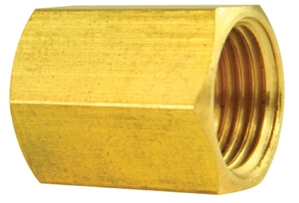 Brake Line Union Brass Brake Line Union, 1/4 (7/16-24 Inverted) BLU4