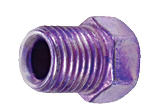 Brake Pipe Nut  3/8"-24 Inverted Flare Nut [7/16 Wrench]; Line Size: 3/16" BR157
